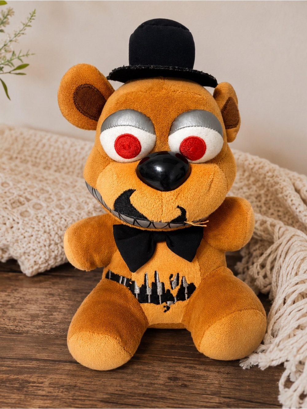 Five Nights at Freddy’s Nightmare Freddy Plush Funko 2016 FNAF Collectible 8”